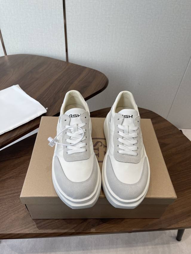 Ash's hottest trendy platform sneakers this season! These casual white sneakers