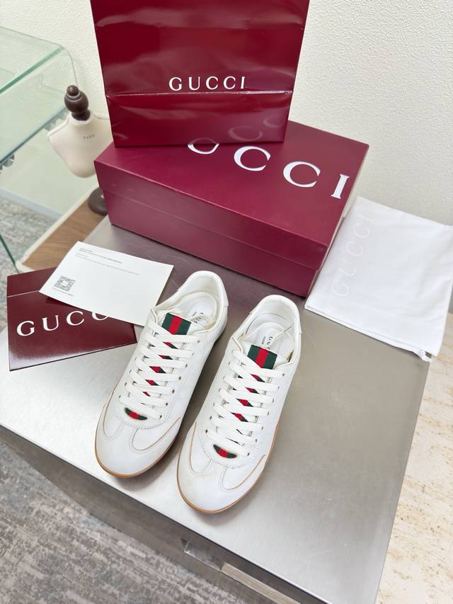 Gucci Classic Men's and Women's Cornetto Series Sneakers Gucci Classic Webbing A
