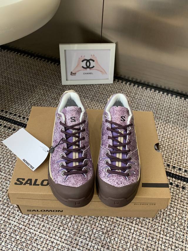 Salomon 2026Ss New Casual Sports Shoes, Thick-Soled Hiking Derby Shoes, Couple