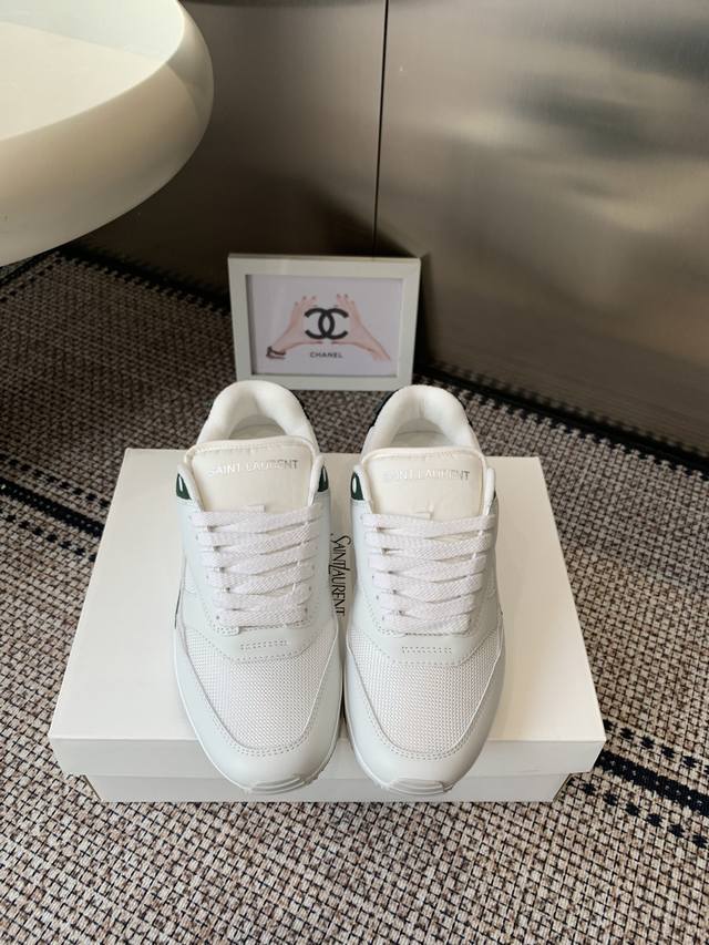 Saint Laurent's new men's casual sneakers are inspired by retro running shoes. T