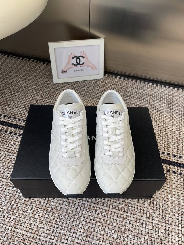 Retail Purchase Grade Chanel quilted German Training Tennis Shoes Casual Sports