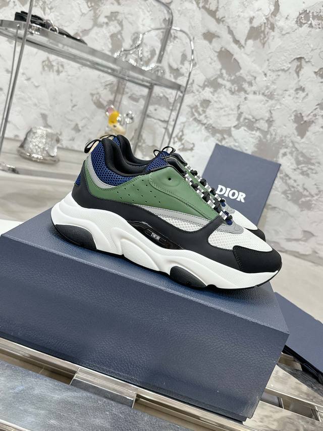 Top-Tier Version!!! Dior Classic B22 Series Mesh Casual Sneakers, Original Purch