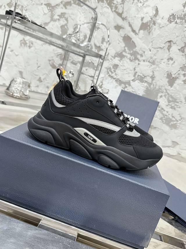 Top-Tier Version!!! Dior Classic B22 Series Mesh Casual Sports Shoes Dad Shoes O