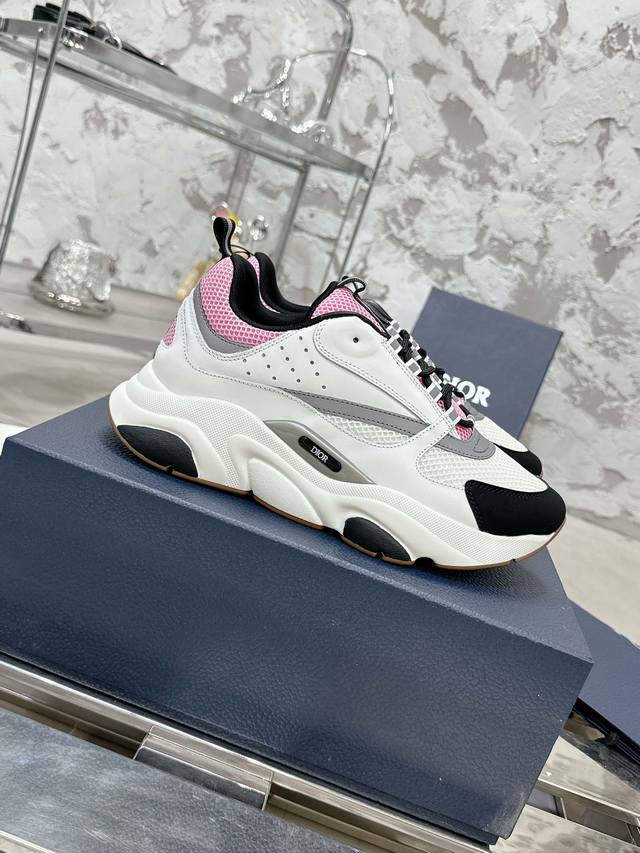 Top-Tier Version!!! Dior Classic B22 Series Mesh Casual Sneakers, Original Purch