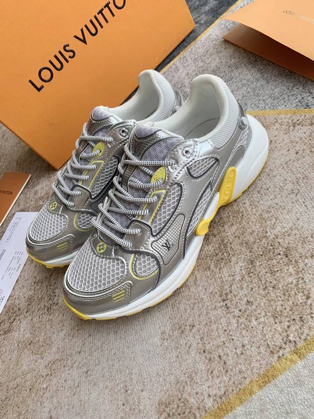 Women's And Men's Lv Olympia Series Couple's Edition Silver Horn King Casual Spo